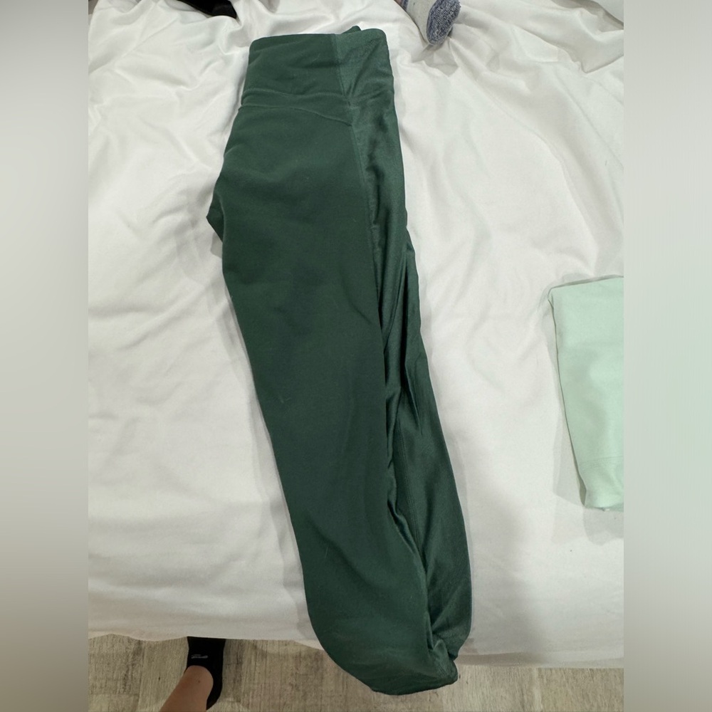 Forest green size small powerhold fabletic leggings